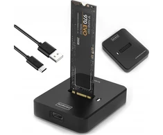 Zenwire SSD Caddy M2 NVME/SATA adapterio disko Caddy M.2 USB-C 10GB/s Zenwire
