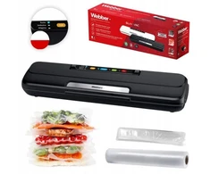 Webber Vakuuminis maisto pakavimo aparatas 110W su priedais, juodas