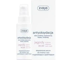 Ziaja Acai Berry Antioxidation Express veido ir kaklo serumas odos serumas