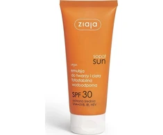 Ziaja Sopot Sun SPF 30 Apsauginė emulsija nuo saulės veidui ir kūnui, 100 ml