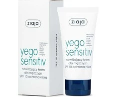 Ziaja Yego Sensitiv drėkinamasis kremas vyrams žemos apsaugos SPF10 50ml