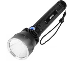 TAKTINIS LED BLYKŠČIAS, PAKRAUJAMAS, ATSPIRUS VANDENIUI, USB-C, 20W, 1570lm, PRO VAYOX