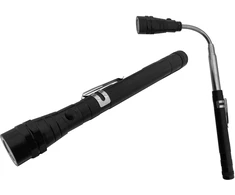 Žibintuvėlis ENTAC Entac EFL-1W-FLEX-ALU latarka Juodas Žibintuvėlis ręczna LED