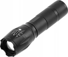 GTV LED žibintuvėlis SOS zoom, skirtas 3xAAA baterijoms 1,5 V, 5W, 300lm, 6400K, 200m, IP44, j