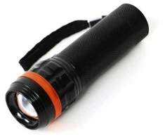 Aliumininis LED žibintuvėlis, įvairių spalvų, 4 švietimo režimai, 4002712, Heitech