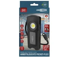 „Žibintuvėlis LED Ansmann WL1500R Pocket Flex“ juodas 17,1 cm, pagrindinės šviesos spalva 6000 K