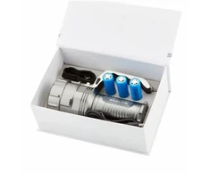 Žibintuvėlis Orink Asalite ładowalny 10W LED kieszonkowy latarka 3x2200 mAh 18650 akumulator Asalite ponownie ładowalny 10W LED latarka 3X2200MAH 18650 A (ASA30041)