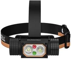 Duracell DH2000R Gift Box Headlamp juodas, oranžinis