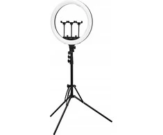 Activeshop Kosmetologinė LED lempa makiažui su stovu GLOW RING LIGHT 18" 45W
