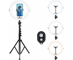 Žibintas AgfaPhoto LED šviesos žiedas 11 + Tripod + Pilot