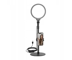 Žiedinė lempa Neewer Rinkinys selfie do telefonu su okrągłą lampą LED Neewer R06 18cm