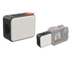 Žiedinė lemputė Telesin LED lempa 25 magnetas 1.5w 3000k-6000k USB-C, skirta DJI Osmo Nano Osmo Action 6 / S5-bgd-17-tdj