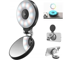 Telesin magnetinė žiedinė selfie lemputė RGB versija