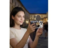 Telesin magnetinė žiedinė selfie lemputė RGB versija