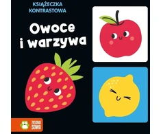 Zielona Sowa ŽALI VAISIAI Kontrastų knyga Vaisiai ir daržovės 82932