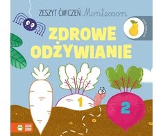 Zielona Sowa ZIELONASOWA Zeszyt ćwiczeń Montessori Zdrowe odżywianie 95756