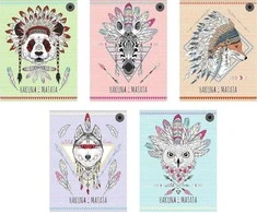 Ziemia Obiecana Notebook A5 / 80K tinklelis Hakun Matata (10vnt.)