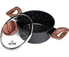 Zilner GARNKI su POWŁOKĄ GRANITOWĄ 15 ELE. ZILNER FOREST ZL-8518