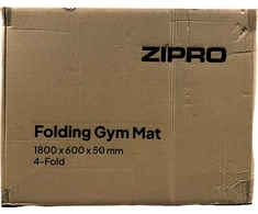 Zipro 4 dalių gimnastikos čiužinys 180 cm x 60 cm x 5 cm juoda
