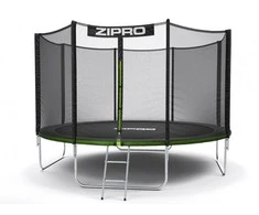 Zipro Jump Pro OUT batutas su išoriniu tinklu, 374 cm