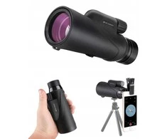 Žiūronai Monokuliarinis teleskopas K&amp;F ZOOM 8x 42mm BaK4 IP68 + dėklas, trikojis, telefono laikiklis