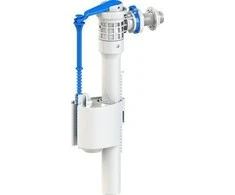 KKPol Universalaus dydžio tualeto nuleidimo vožtuvas su šoniniu tiekimu 1/2" + 3/8" ZN3/124/0/T