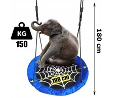 ZOLTA HS1 Sūpynės HAMAKAS GANDRO LIZDAS VORAS 100CM