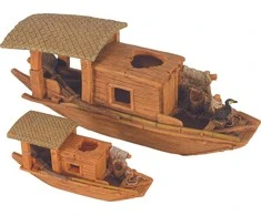 Zolux Aquaristic dekoravimas Žvejybos valtis modelis 1 S