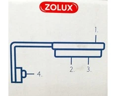 Zolux AQUAYA LED šviesos sp.. baltieji