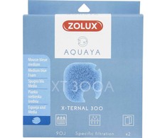 Zolux akvariumo filtro kempinė AquaYa Mėlyna Foam Xternal 300, filtravimui, mėlyna