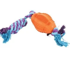 Žaislas šuniui Zolux, 11 cm, mėlynas/žalias/oranžinis/
