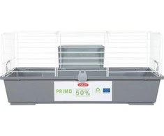 Graužikų Narvas - Zolux Primo 80 cm - Baltas ir Pilkas