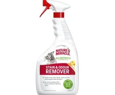 Valiklis kačių dėmėms ir kvapams šalinti Nature's Miracle Stain&amp;Odour REM CAT MELON, 946ml