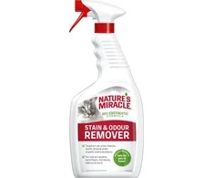 Valiklis kačių dėmėms ir kvapams šalinti Nature's Miracle Stain&amp;Odour REMOVER CAT, 709ml