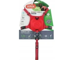 Zolux Petnešos su automatiniu pavadėliu Easyride S, raudonos