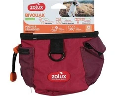 ZOLUX BIVOUAK šunų skanėstų maišelis, raudonas