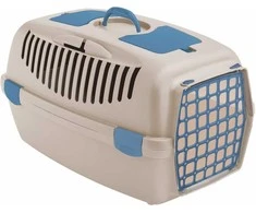 Zolux TRANSPORTERIS ''GULIVER'' 2 SMĖLIO SPALVOS plastikinės durys 55/36/35cm