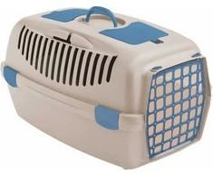 Zolux TRANSPORTERIS ''GULIVER'' 3 SMĖLIO SPALVOS plastikinės durys 61/40/38cm