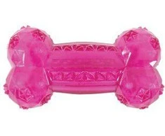 Zolux TPR POP žaislinis kaulas 14 cm col. raudonieji