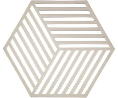 Zone Padėkliukas indams Hexagon šviesiai pilkas (330136)