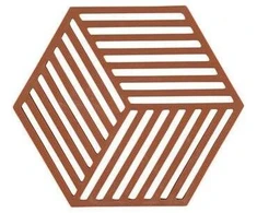 „Zone“ Padėkliukas indams Hexagon Terracotta (24346)