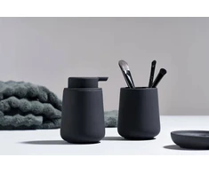 „Zone“ dantų šepetėlių stovas „Nova One“ juodas 330161