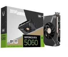 Zotac žaidimų vaizdo plokštė GeForce RTX 5060 SOLO NVIDIA 8 GB GDDR7