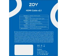ZOY HDMI - HDMI kabelis 3 m juodas (ZCH3)