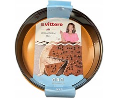 Zwieger Vittero Oro Tortownica okrągła 24x6,8cm