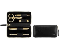 Zwilling komplektas do manicure – juoda skórzane etui, 5 dalys