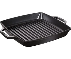 Zwilling STAUB kvadratinė ketaus keptuvė su dviem rankenomis 40511-683-0 - juoda 28 cm