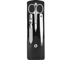ZWILLING CLASSIC INOX Manikiūro rinkinys - juodas odinis dėklas, 3 elementai