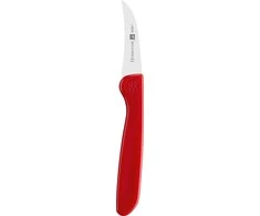 ZWILLING TWIN GRIP Daržovių lupimo peilis 5 cm, raudonas