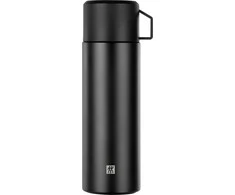 ZWILLING THERMO (39500-514-0) Thermo jug with a mug 1 liter Nerūdijantis plienas Juodas